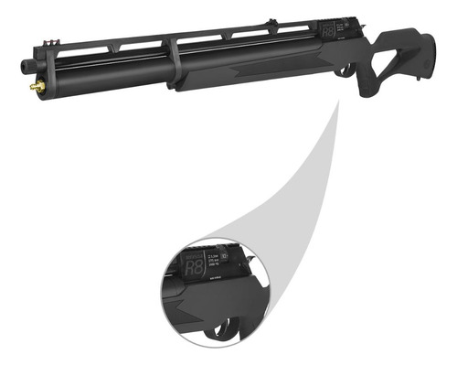 Combo Carabina Rossi R8 Pcp 5.5 + Bomba Manual +luneta +capa
