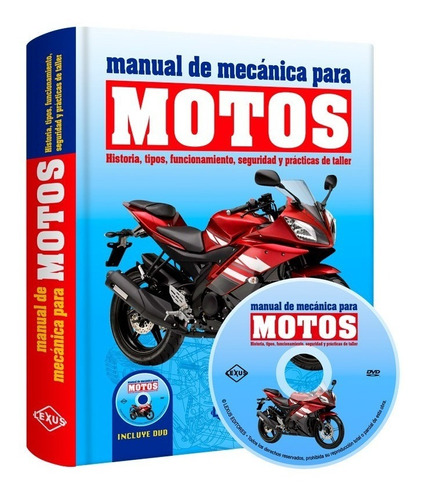 Libro Manual De Reparación Mecánica De Motos + Dvd