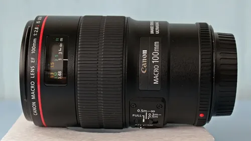 Canon Ef 100mm F/2.8l Macro Is Usm - Série L Nova, Completa