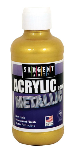 Sargent Art 22-1181 Pintura Acrílica Líquida De Metal De 8 O