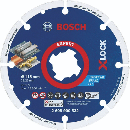 Disco De Corte Segmentado 115mm. X-lock Bosch Expert Metal