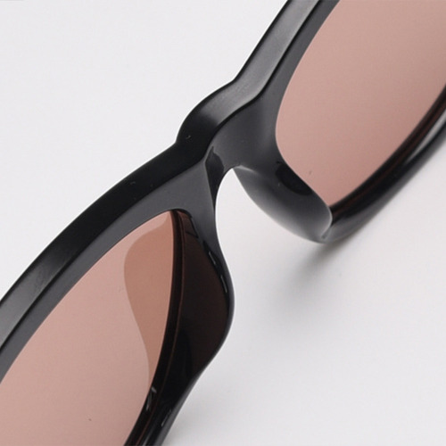 Gafas De Sol Clásicas Lente Polarizada Marco De Plástico Gra