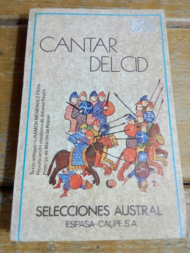 Poema Cantar Del Cid, Espasa Calpe, Madrid. 1982