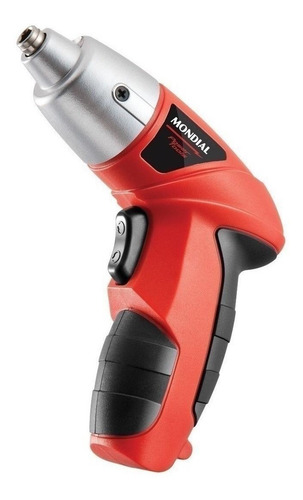 Imagem 2 de 3 de Chave de fenda sem fio Mondial FPF-05M 4.8V vermelha 60 Hz