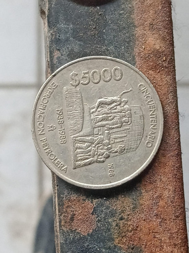 Moneda De 1 Peso ,de 5000 Y 2 Centavos