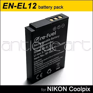 A64 Bateria En-el12 Para Nikon Coolpix Aw130 A900 P310 S8100