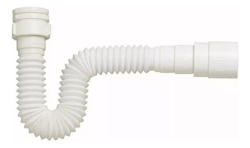 Sifão sanfonado Universal Delflex branco