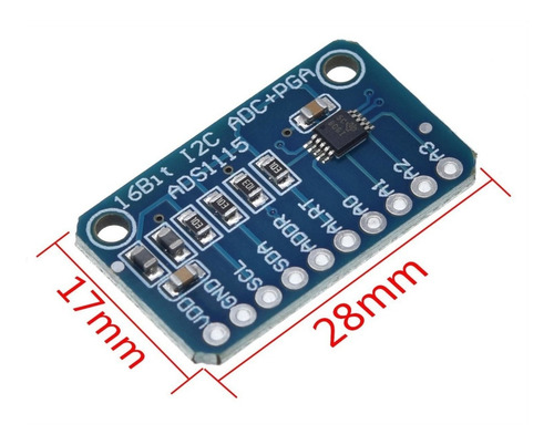 Ads1115 Conversor Analogico A Digital Adc Ads1115 16bit I2c