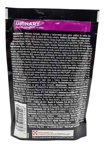Imagen 2 de 2 de Sobre Pro Plan Urinary Pollo En Salsa 85g Alimento