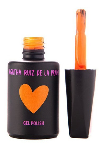Imagen 2 de 2 de Esmalte Uñas Gel Agatha Ruiz De La Prada Pastel Orange