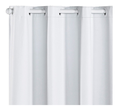 Cortina Corta Luz Blecaute Blackout Pvc 2,20 M X 1,30 M Cor Branco