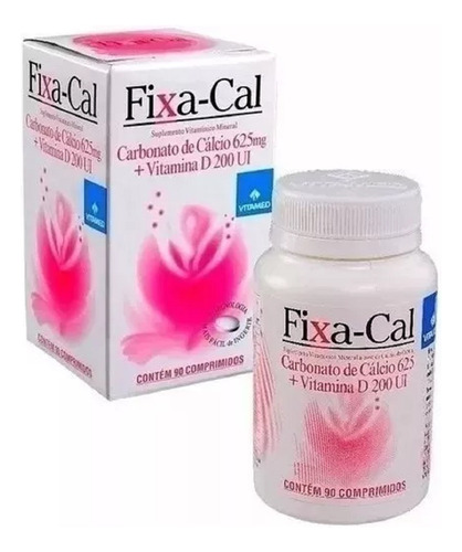 Suplemento Fixa-cal Cálcio + Vit D 90 Comprimidos - Vitamed