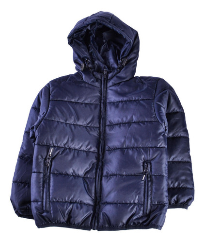 Parka Básica Unisex Azul Marino Pillin