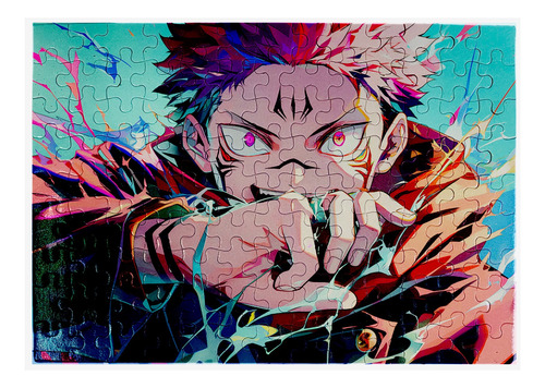 Rompecabezas 117 Piezas Sukuna Azul Jujutsu Kaisen