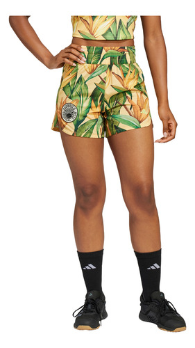 Shorts adidas Entrenamiento X Farm Rio Pacer Mujer Jd6278