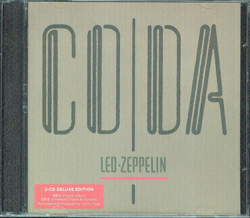 Led Zeppelin Coda Cd+bonus Remast 2015 Europa Cerrado Envio