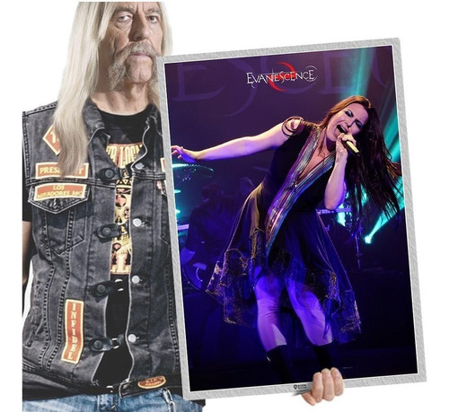 Evanescence Poster Quadro Placa Vintage Retrô Rock T A2 01