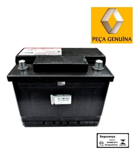 Bateria 12v 60ah Sandero Logan Duster Captur 244106439r