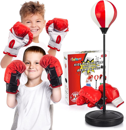 Saco De Boxeo Para Niños, Incluye 2 Guantes De Boxeo, ...