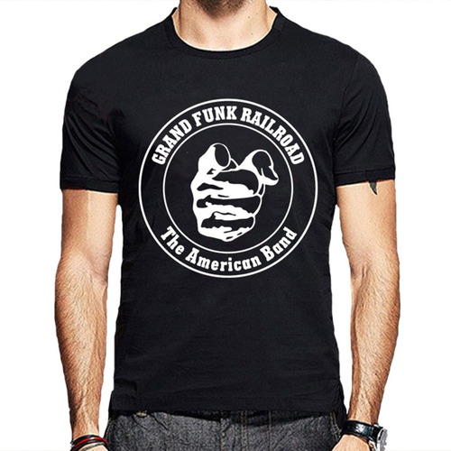 Promoção Camiseta Masculina Grand Funk Railroad 100% Algodão