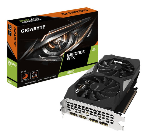 Tarjeta De Video Nvidia Geforce Gtx 1660 Gigabyte Oc, 6gb