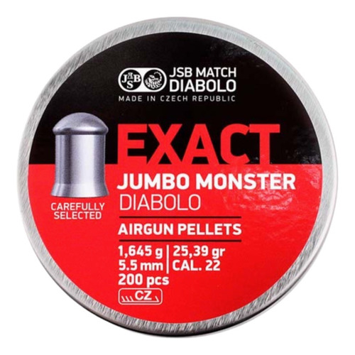 Diabolo Pellet Jsb Exact Jumbo Monster .22 25,39gr Xtr P