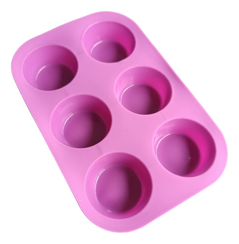 Molde Silicona Cupcakes X 6 Cavidades
