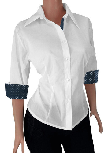 Camisa Ysb Exclusiva Casual Manga 3/4 Combinada Mujer