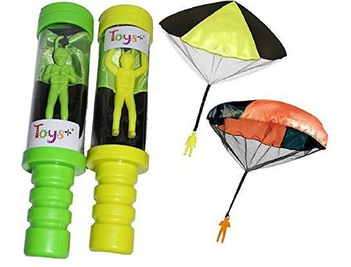 Figura Con Paracaída De J Toys+ Tangle Free Skydiver Parachu