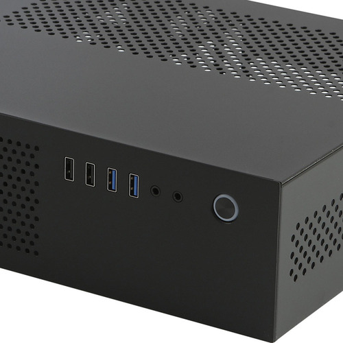 Estojo Para Computador Desktop Pequeno 1u 7.3l Aço Preto
