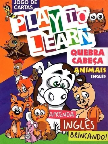 PLAY TO LEARN - JOGO DE CARTA - VERBO TO BE - - Livros de Educação