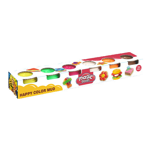 Set De 6 Masas Magic Dough Para Moldear +3 Años Ub