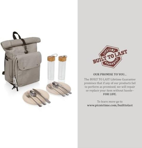 Picnic Time Carmel Roll Top Picnic Mochila Enfriadora Con Ju