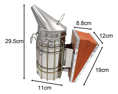 Ahumador Para Apicultura Con Protección Térmica Apicultor