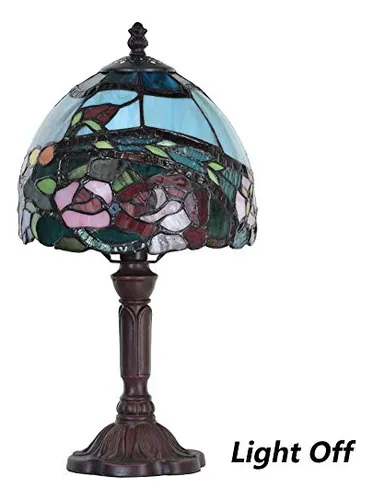 Bieye L10736 Lámpara De Mesa Con Vitrales Estilo Tiffany Con
