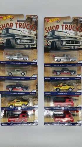 Hot Wheels Shop Trucks Caja Completa De Fabrica 10 Pz 