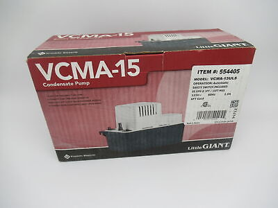 Little Giant Vcma-15uls 554405 Condensate Pump 115v 60hz Oaf