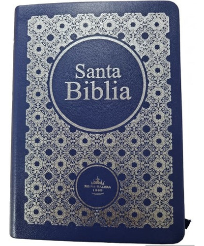 Biblia Reina Valera 1960 Letra Estandar Concor Vinilica Azul