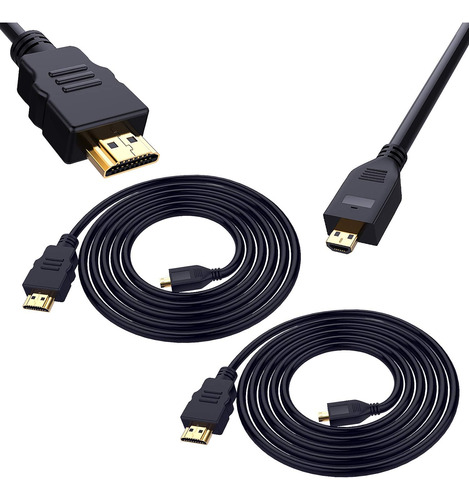 Cable Micro Hdmi A De Smraza, Micrófono Ultra Hd 4k De 6 Pie