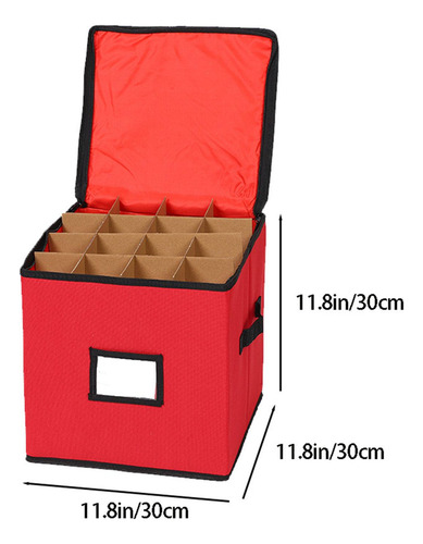 Caja Organizadora Para Guardar Adornos Navideños, Bolsa
