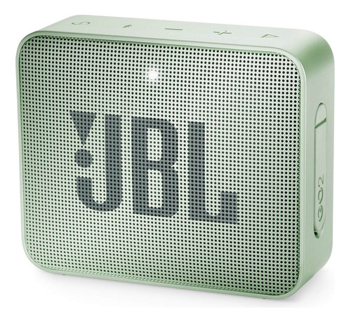 Caixa De Som Bluetooth Jbl Go2 3w À Prova Dágua Verde Mint