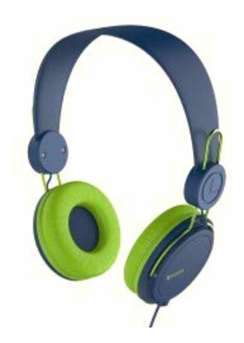 Naceb Technology Bocncb700 Diadema Na-0313a, Azul Con Verde,