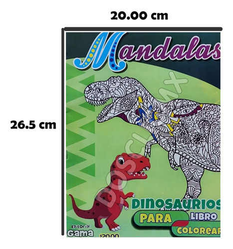 Libros Aprende Dibujar Dinosaurios Colorear Mandalas Kinder