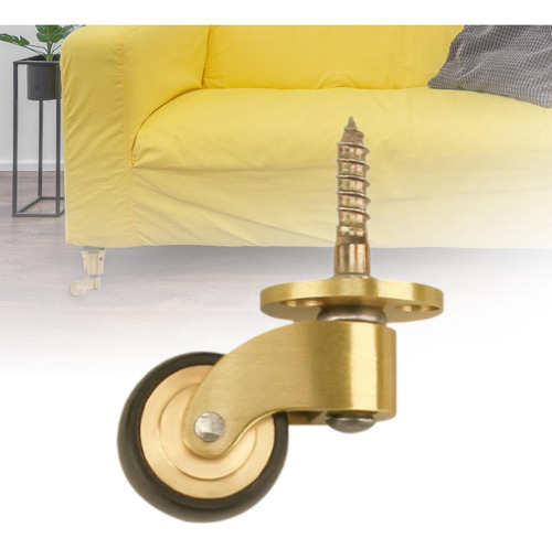 Ruedas Giratorias De Latón Para Muebles, Ruedas Estilo G