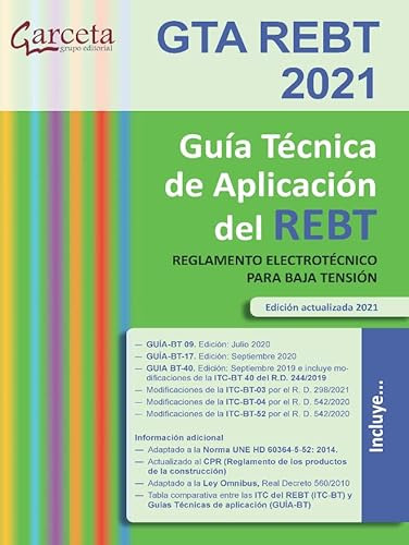 Libro Gta Rebt 2021 Guía Técnica De Aplicación Del Rebt Regl