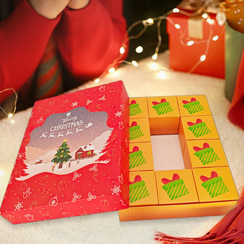 Cajas De Calendario De Adviento Cajas De Navidad Cuenta Atrá
