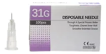 Comprar Agujas HiPodérmicas 31g 4mm Mesoterapia Caja * 100 Agujas