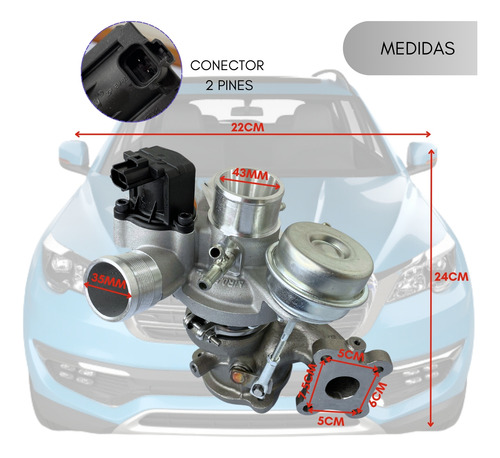 Turbo Para Jetour X70 2021 - 2024