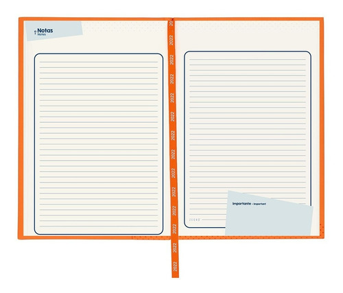 Imagen 2 de 6 de Agenda Diaria Terra 2022 Curpiel Colores Originales Elegante