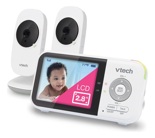 Monitor Para Bebe, Inalámbrico, Musica Vtech Vm819-2 Openbox